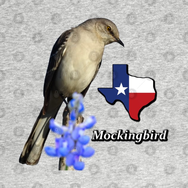 Northern Mockingbird by Paul Prints